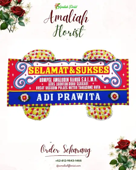 Papan Bunga Ucapan Selamat Cikura